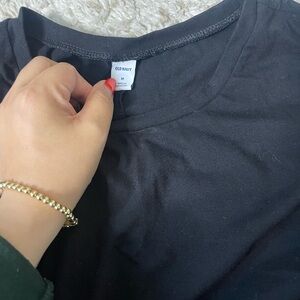 Old Navy Women's Black Long Sleeve Sheath Dress Sz M